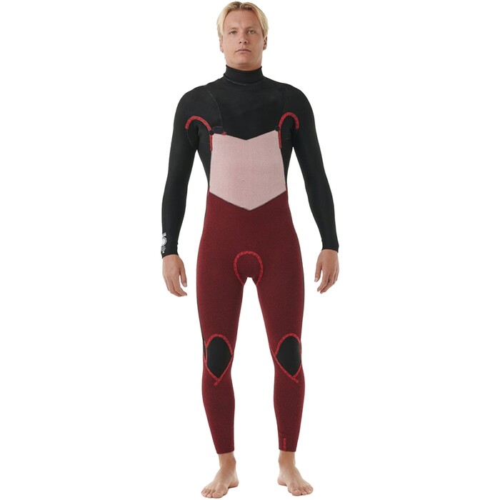 2024 Rip Curl Mens Dawn Patrol 5/3mm Chest Zip Wetsuit 156MFS - Dark Navy